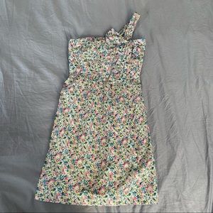 J. Crew Liberty Print One Shoulder Dress NWT
